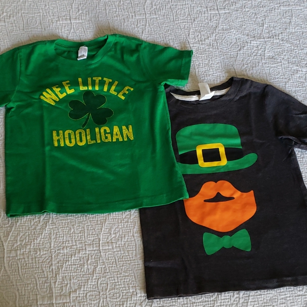 Set of 2 toddler St Patrick Day shirts